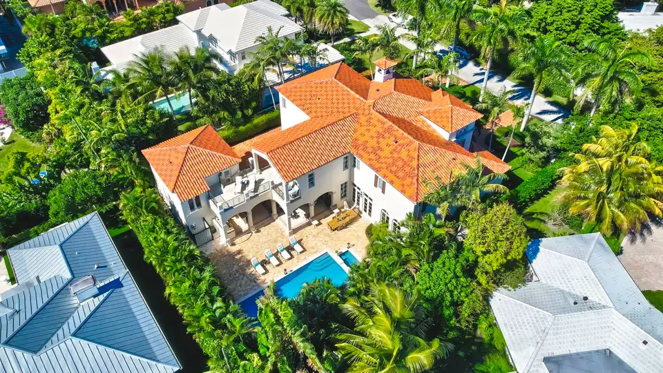 Aerial photo over Broward County near Fort Lauderdale