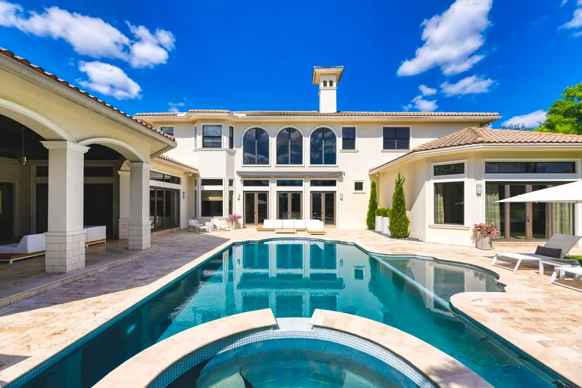 Waterfront home with a pool photographed for a Fort Lauderdale listing